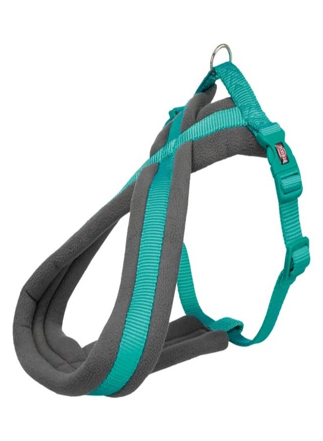 Trixie Premium Touring Harness for Dogs, Adjustable No Pull Dog Belt, Soft Padded & Breathable Pet Harness, Ocean (L, 60-100 cm) - Image 1